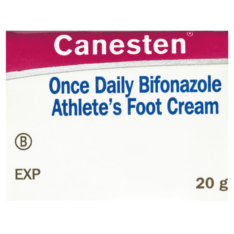 Canesten Once Daily Bifonazole Athlete's Foot Cream 20g (Limit ONE per Order)