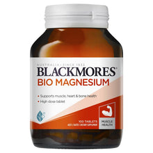 Load image into Gallery viewer, Blackmores Bio Magnesium 100 Tablets