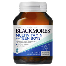 Load image into Gallery viewer, Blackmores Multivitamin for Teen Boys 60 Capsules