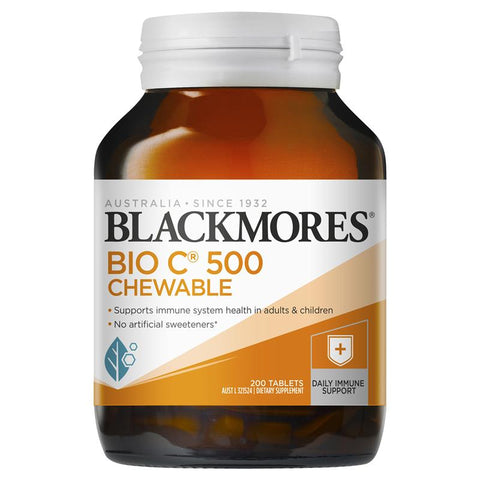 Blackmores Bio C Chewable 500mg 200 Tablets