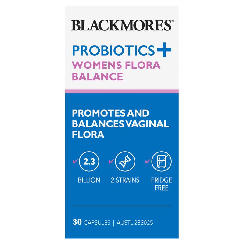 Blackmores Probiotics + Womens Flora Balance 30 Capsules (expiry 1/25)