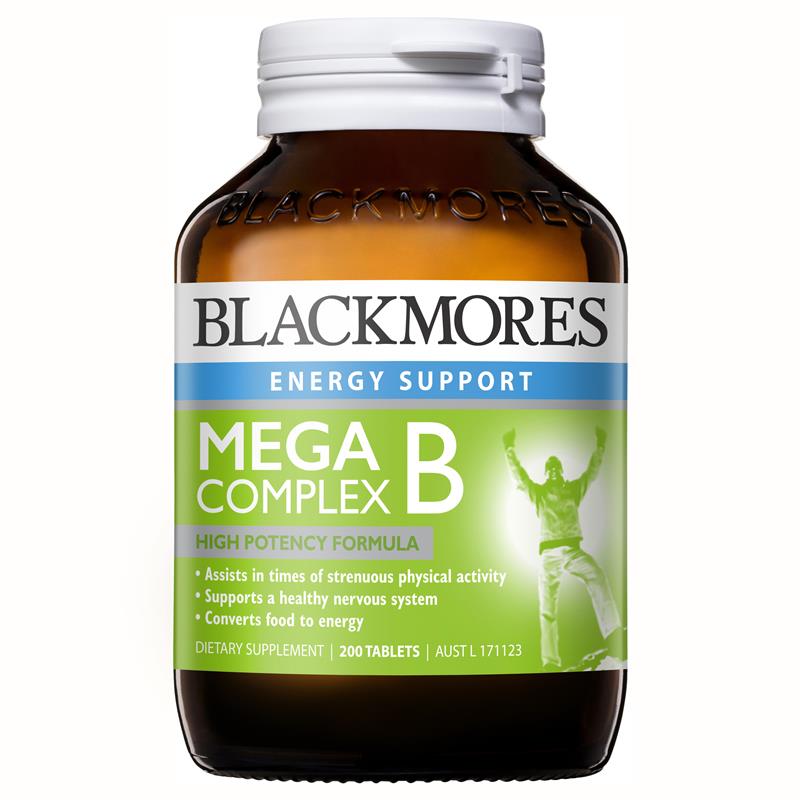 Blackmores Mega B Complex 200 Tablets