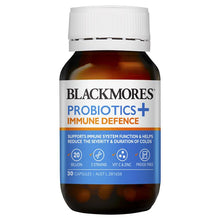 Load image into Gallery viewer, Blackmores Probiotics+ Immune Defence 30 Capsules