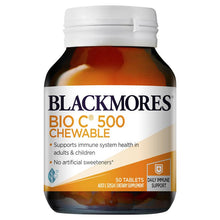Load image into Gallery viewer, Blackmores Bio C 500 Chewable 50 Tablets