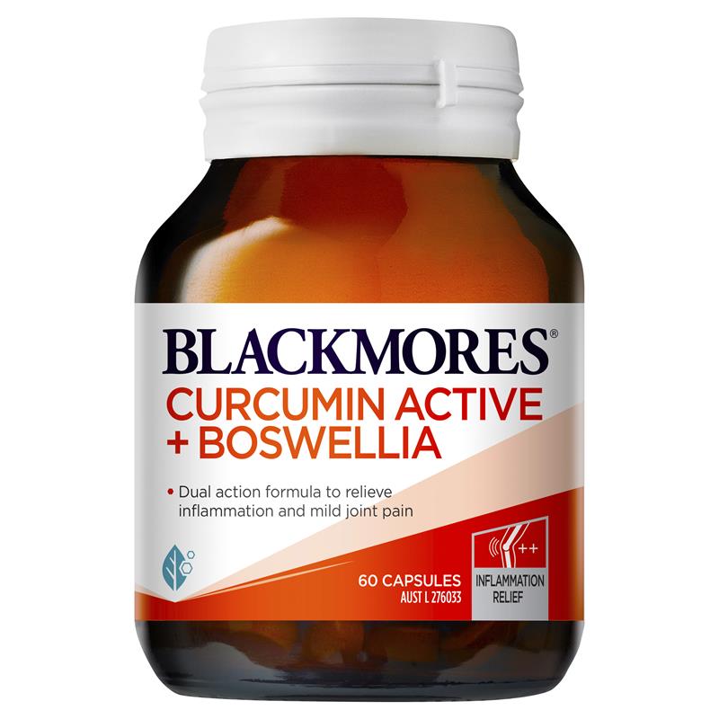 Blackmores Curcumin Active + Boswellia 60 Capsules