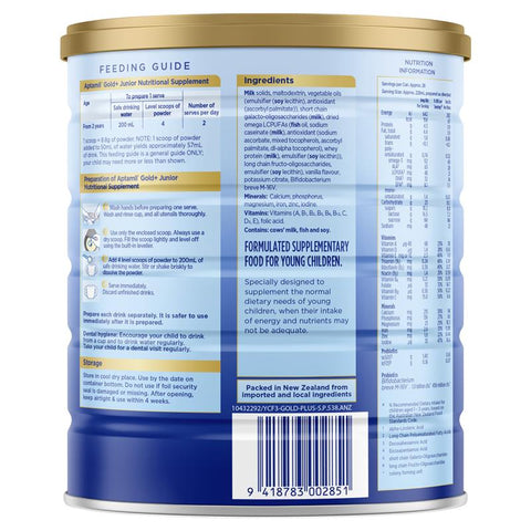 Aptamil Gold+ 4 Junior Nutritional Supplement Milk Drink From 2 Years 900g (expiry 1/25)