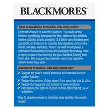 Load image into Gallery viewer, Blackmores Probiotics+ Kids Daily 30 x 1.3g Oral Powder Sachets