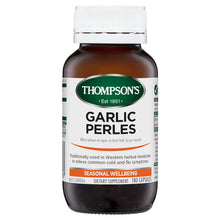 Load image into Gallery viewer, Thompson&#39;s Garlic Perles 180 Capsules