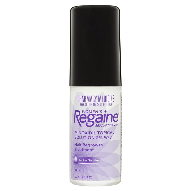 Regaine Women's Topical Solution Regular Strength Hair Regrowth Treatment 3 Months Supply 3 x 60mL