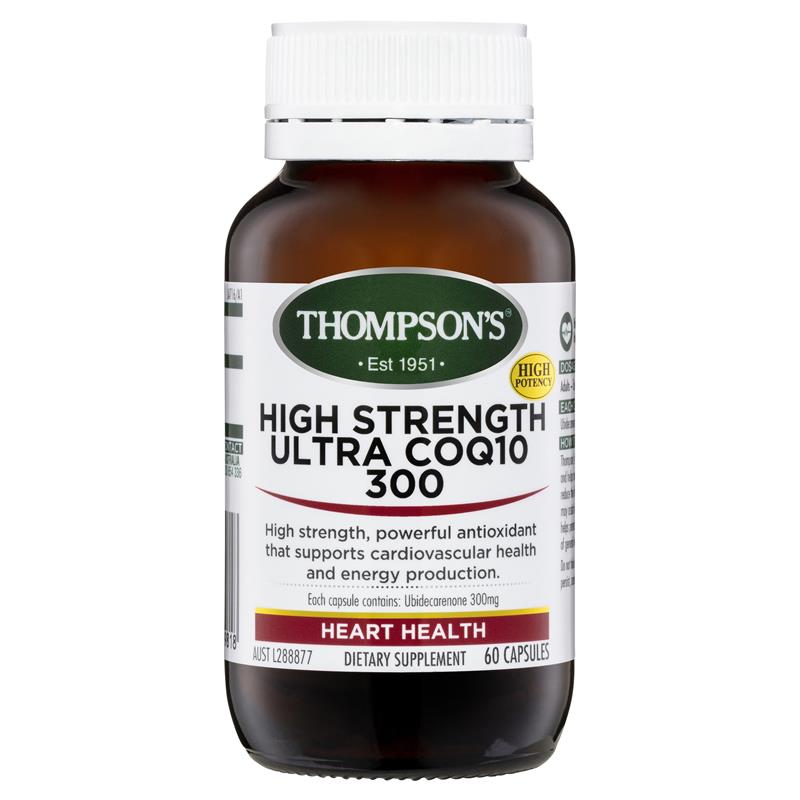 Thompson's High Strength Ultra CoQ10 300mg 60 Caps