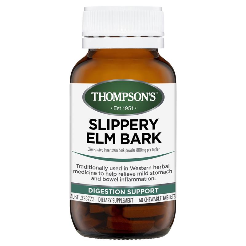 Thompson's Slippery Elm Bark 800mg 60 Tablets