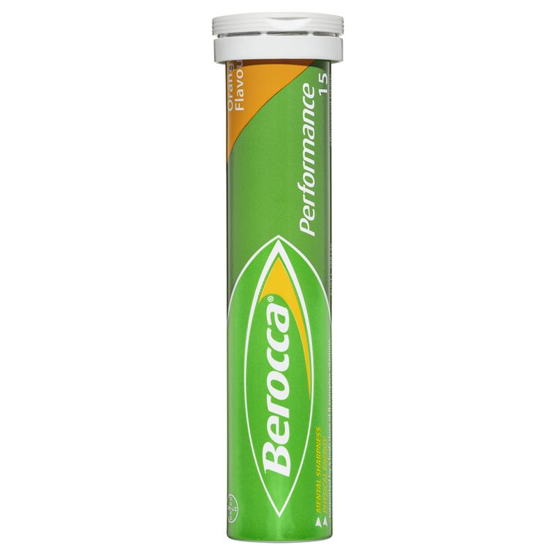 Berocca Energy Vitamin Orange Effervescent Tablets 30 pack