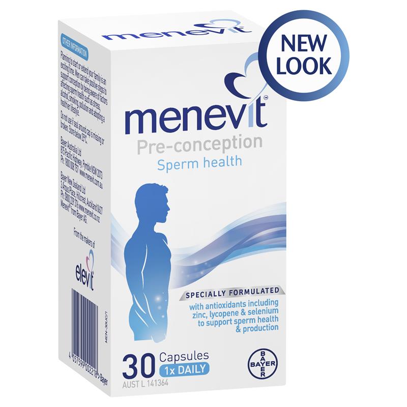 Menevit Pre-Conception Sperm Health Capsules 30 pack (30 days)