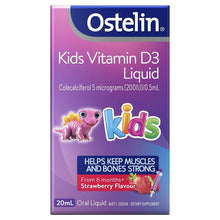 Load image into Gallery viewer, Ostelin Kids Vitamin D3 Liquid 20mL