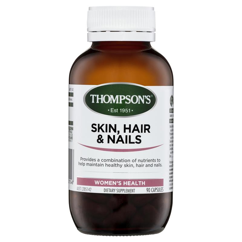 Thompson's Skin, Hair & Nails 90 Capsules (Ships April)