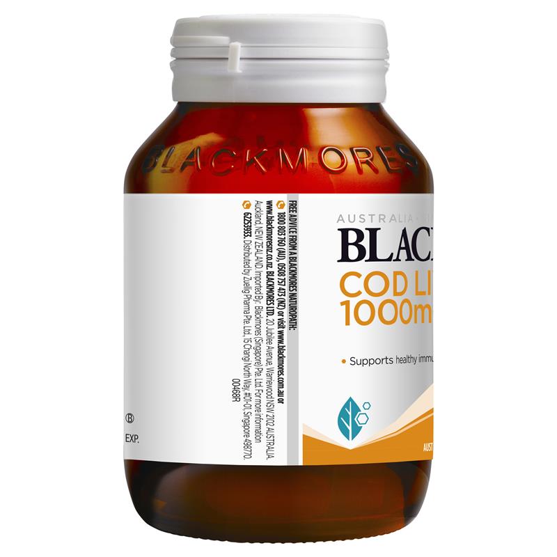 Blackmores Cod Liver Oil 1000mg 80 Capsules