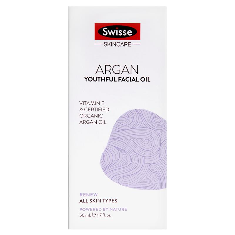 Swisse Skincare Argan Youthful Facial Oil 50ml