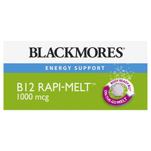 Load image into Gallery viewer, Blackmores B12 Rapi-Melt 1000mcg 60 Tablets
