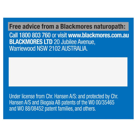 Blackmores Probiotics + Womens Flora Balance 30 Capsules (expiry 1/25)