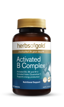 Load image into Gallery viewer, Herbs of Gold Activated B Complex 60 Vegetarian Capsules