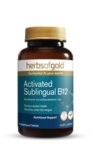 Load image into Gallery viewer, Herbs of Gold Activated Sublingual B12 75 Tablets