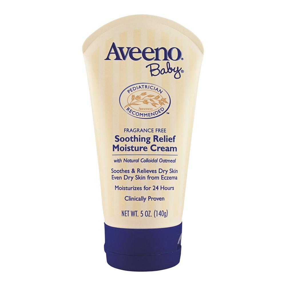 Aveeno Baby Fragrance Free Soothing Relief Moisture Cream 140g