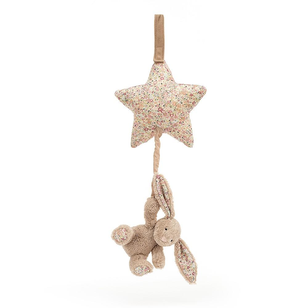 Jellycat Blossom Bea Beige Bunny Musical Pull