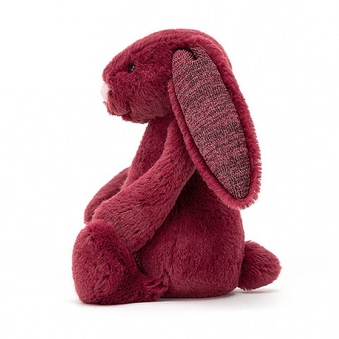 Jellycat Bashful Sparkly Cassis Bunny Small