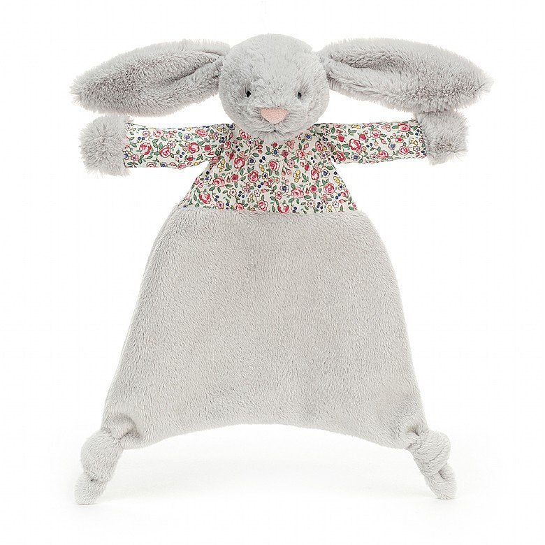 Jellycat Blossom Silver Bunny Comforter