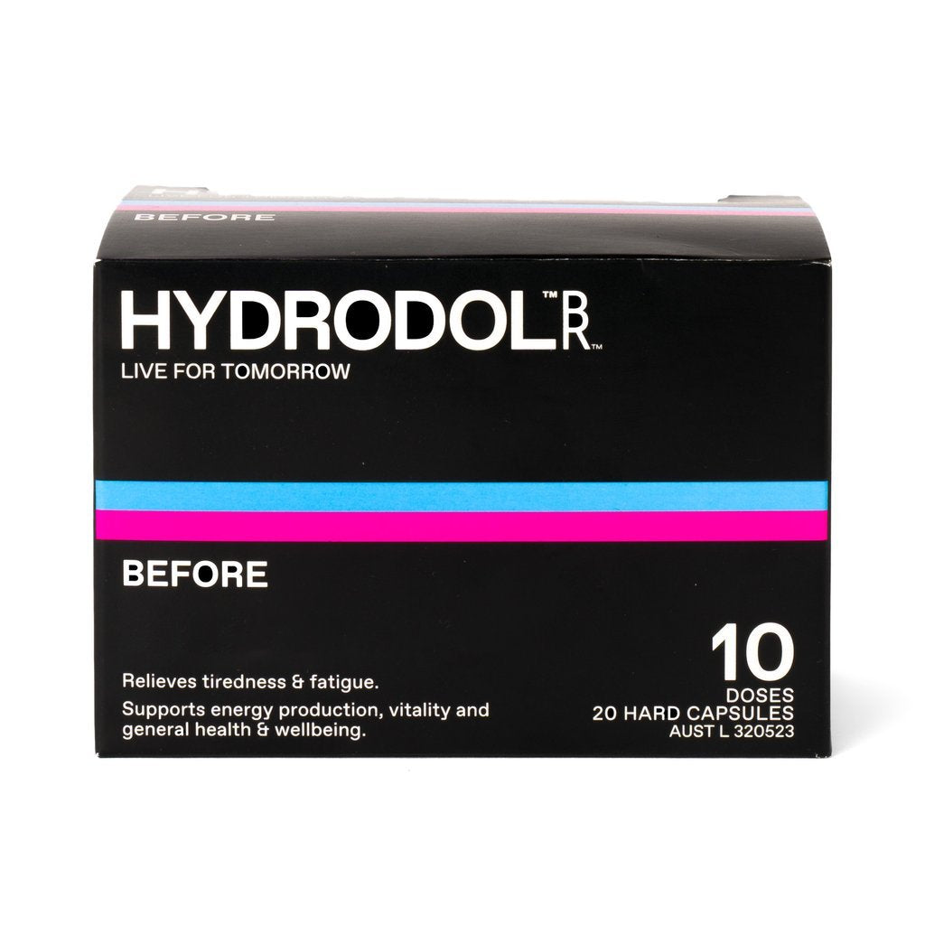 Hydrodol BEFORE 10 Dose 20 Capsules