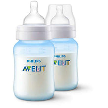 Load image into Gallery viewer, AVENT BLUE BOTTLES 260ML 2PK