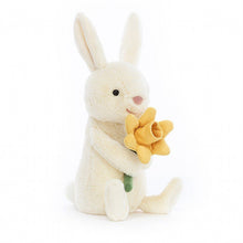 Load image into Gallery viewer, Jellycat Bobbi Bunny with Daffodil