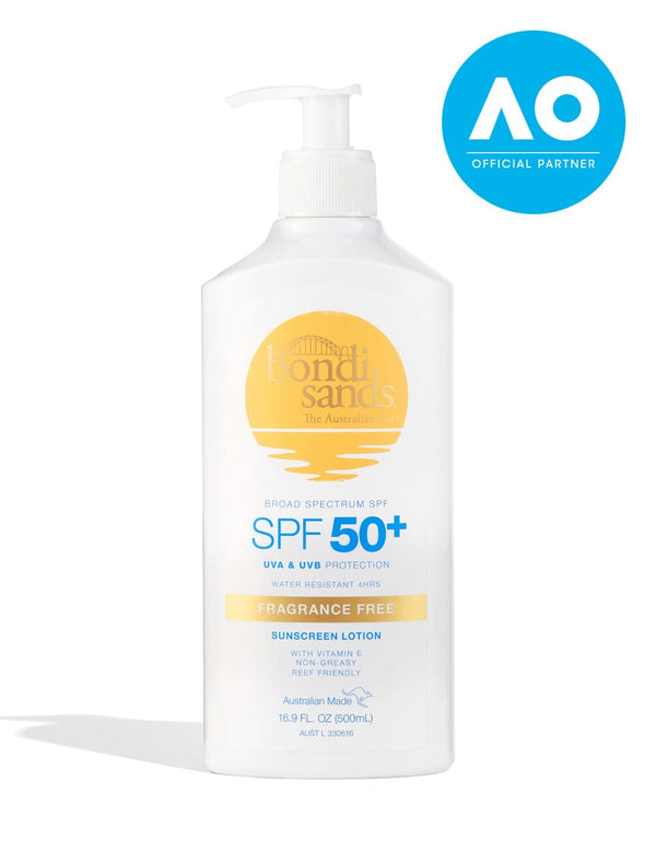 Bondi Sands SPF 50+ Fragrance Free Sunscreen Lotion Pump 500mL