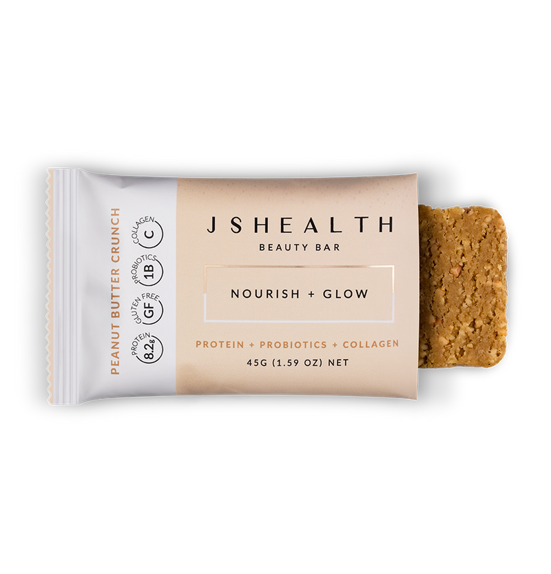 JSHEALTH Beauty Bar Peanut Butter Crunch 12 x 45g Bars