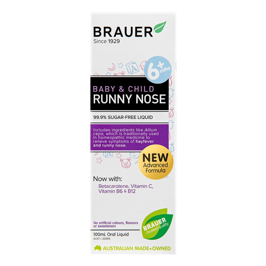 Brauer Baby & Child Runny Nose Oral Liquid Relief 100mL