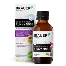 Load image into Gallery viewer, Brauer Baby &amp; Child Runny Nose Oral Liquid Relief 100mL