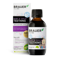 Load image into Gallery viewer, Brauer Baby &amp; Child Teething Oral Liquid Relief 100mL