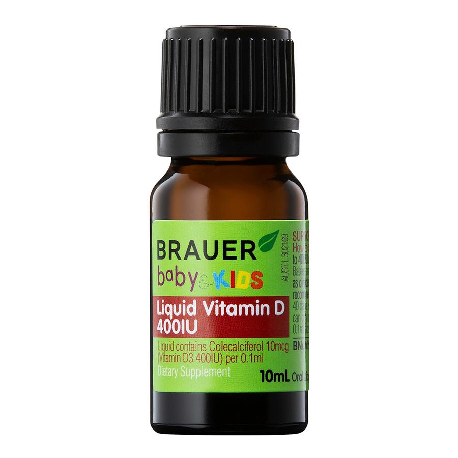 Brauer Baby & Kids Liquid Vitamin D 400 IU 10mL