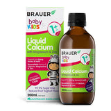 Brauer Baby & Kids Liquid Calcium with Magnesium and Zinc 200mL