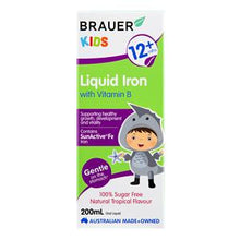 Load image into Gallery viewer, Brauer Kids Liquid Iron with Vitamin B 200mL