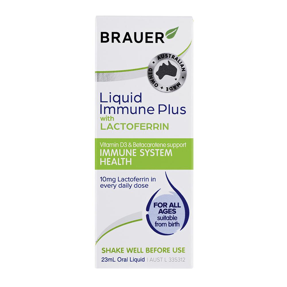 Brauer Liquid Immune Plus With Lactoferrin 23mL