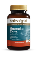 Load image into Gallery viewer, Herbs of Gold Bromelain Forte 60 Vegetarian Capsules