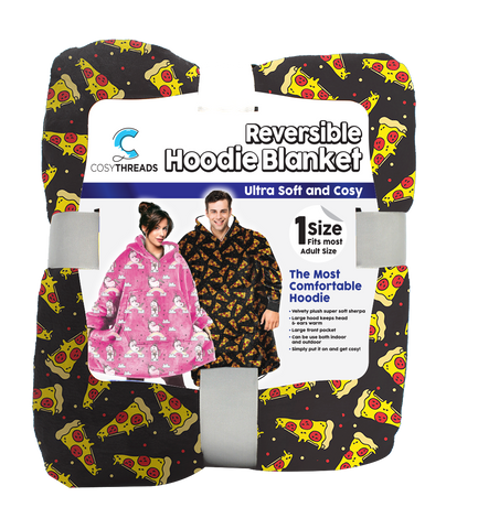 Hoodie Blanket Reversible - One Size Fits All