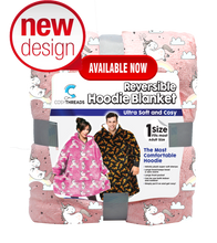 Load image into Gallery viewer, Hoodie Blanket Reversible - One Size Fits All