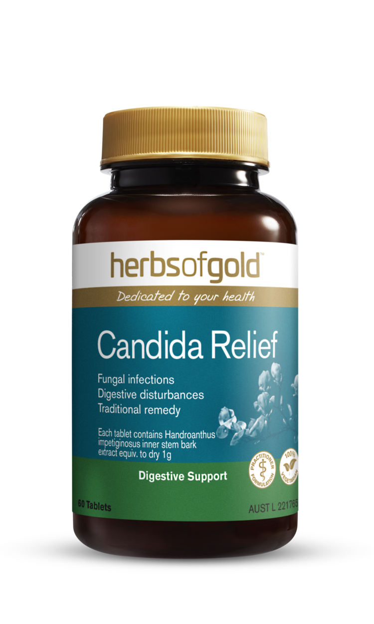 Herbs of Gold Candida Relief 60 Tablets