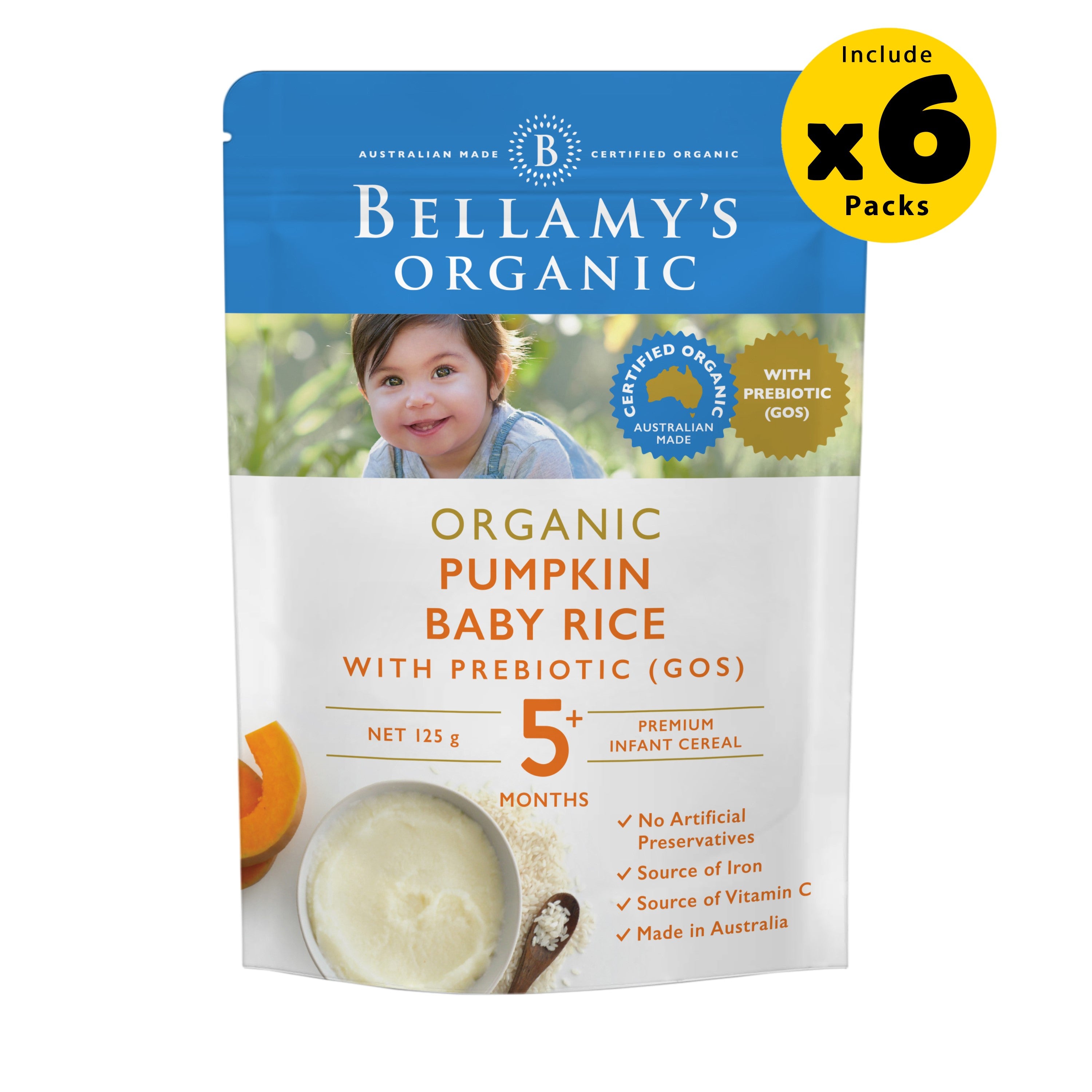 Bellamy's Organic 6 x 125g - Special Bundle