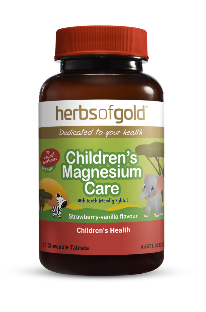 Herbs of Gold Children's Magnesium Care 60 Chewable Tablets