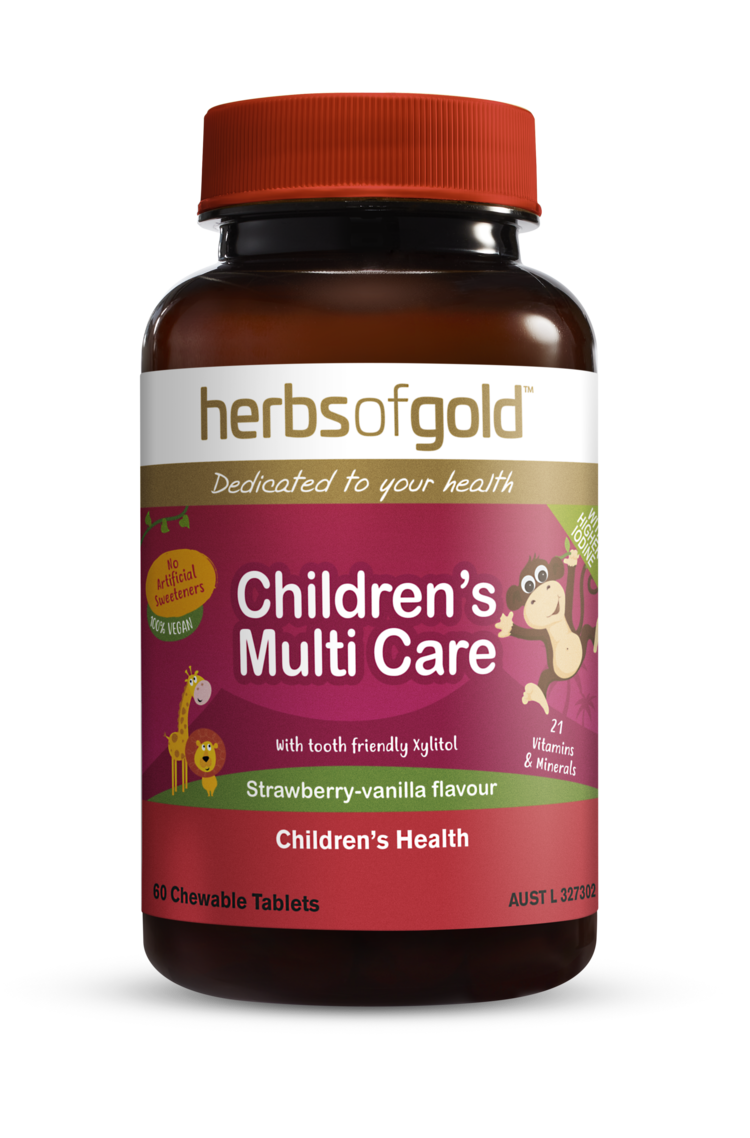 Herbs of Gold Children's Multi Care 60 Chewable Tablets