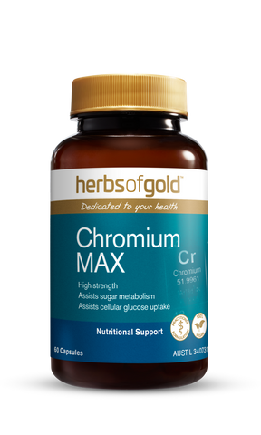 Herbs of Gold Chromium MAX 60 Vegetarian Capsules