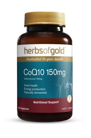 Herbs of Gold CoQ10 150mg 60 Capsules